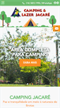 Mobile Screenshot of campingjacare.com.br