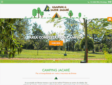 Tablet Screenshot of campingjacare.com.br